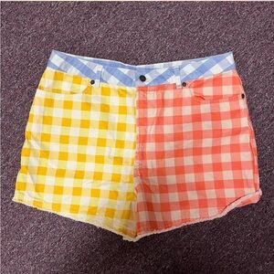FARM Rio colorful gingham women’s shorts